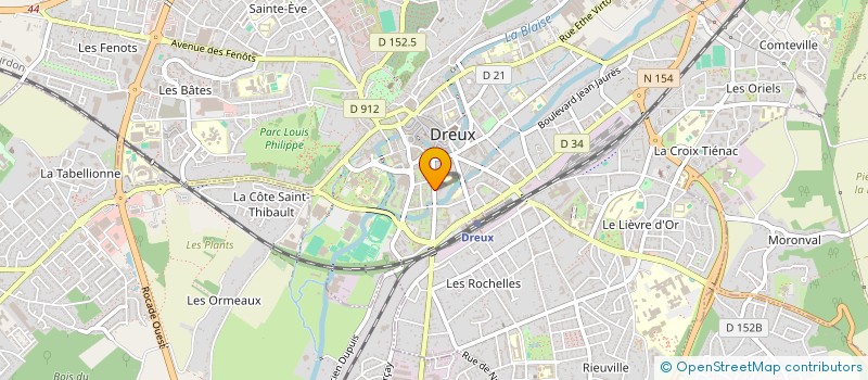 localisation de l'entreprise MADAME JACQUELINE ROUSSILLAT à DREUX