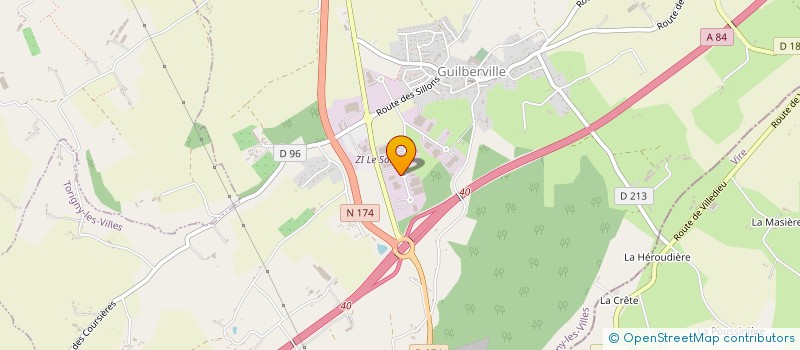 localisation de l'entreprise MADAME JACQUELINE RUEL  TORIGNY-LES-VILLES