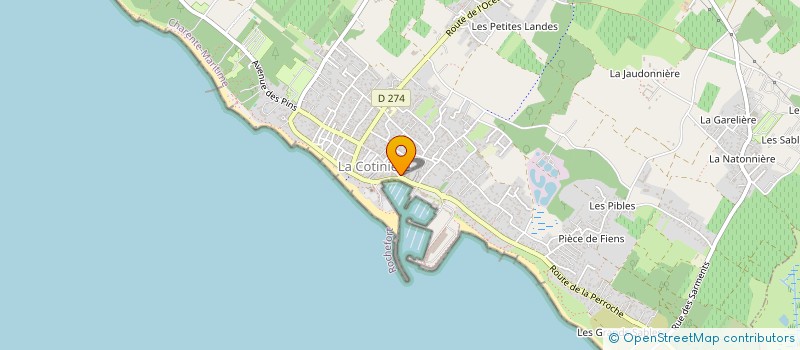 localisation de l'entreprise MADAME JACQUELINE RULLIER  SAINT-PIERRE-D'OLERON