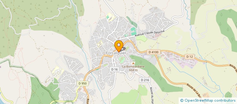 localisation de l'entreprise MADAME JACQUELINE SABLON à FORCALQUIER