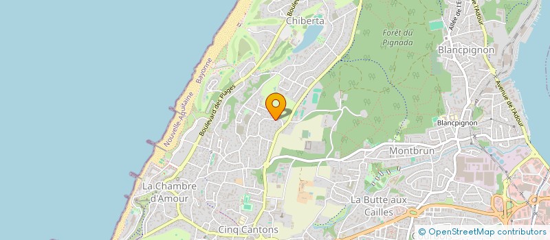 localisation de l'entreprise MADAME JACQUELINE SAMPER à ANGLET