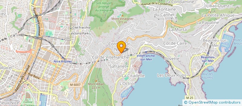 localisation de l'entreprise MADAME JACQUELINE SANGUINETTI à VILLEFRANCHE-SUR-MER