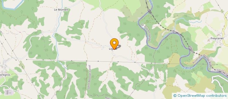 localisation de l'entreprise MADAME JACQUELINE SARAZIN  SAINT BONNET-LAVAL