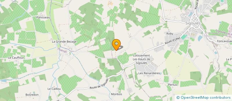 localisation de l'entreprise MADAME JACQUELINE SAUNIER  GAGEAC-ET-ROUILLAC