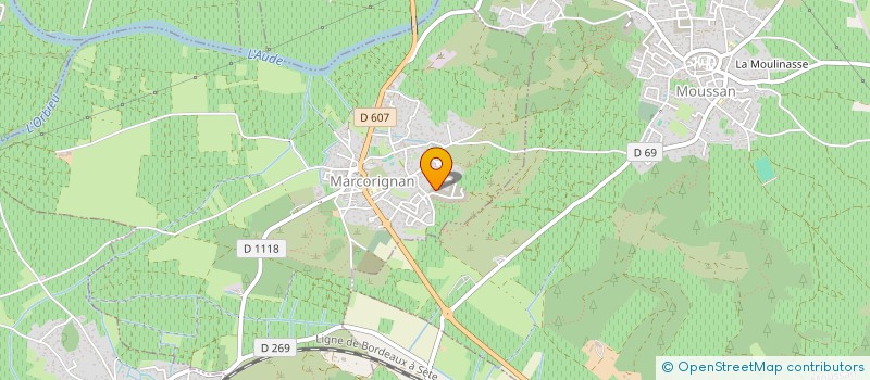 localisation de l'entreprise MADAME JACQUELINE SAUTES  POUZOLS-MINERVOIS