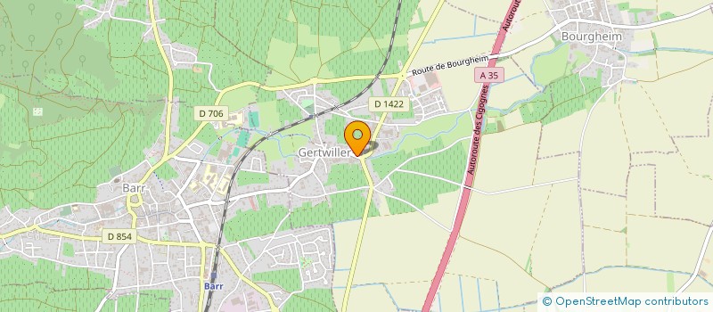 localisation de l'entreprise MADAME JACQUELINE SCHAFFO  GERTWILLER