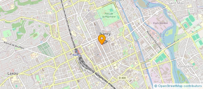 localisation de l'entreprise MADAME JACQUELINE SEGRET  NANCY