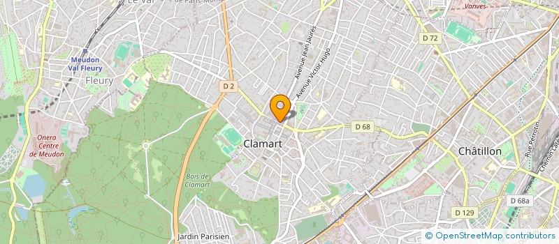 localisation de l'entreprise MADAME JACQUELINE SELLIER à CLAMART