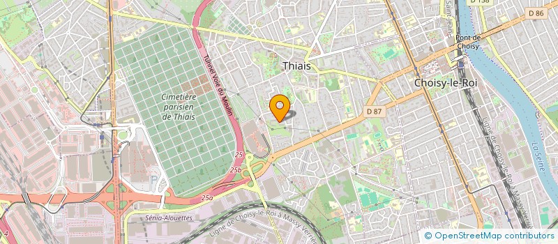 localisation de l'entreprise MADAME JACQUELINE SEPOU NGOYE  THIAIS