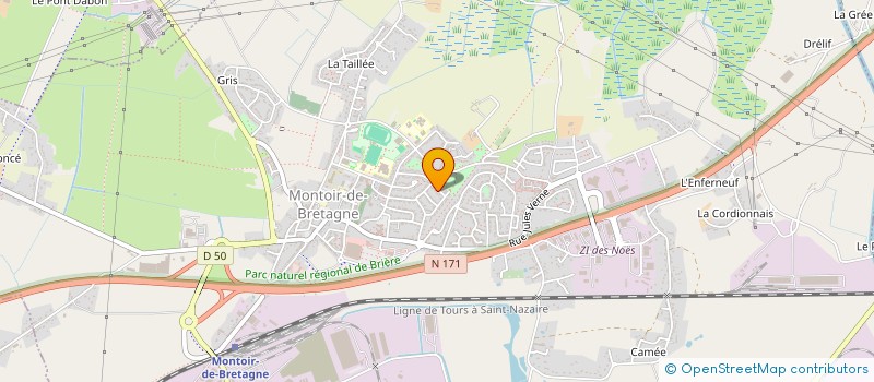 localisation de l'entreprise MADAME JACQUELINE SERREAU  SAINT-MALO-DE-GUERSAC