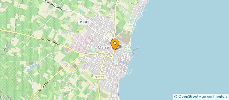 localisation de l'entreprise MADAME JACQUELINE SERVEN à MARSEILLAN