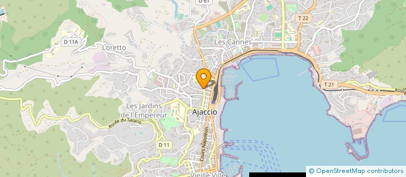 localisation de l'entreprise MADAME JACQUELINE SETTI LANFRANCHI  AJACCIO