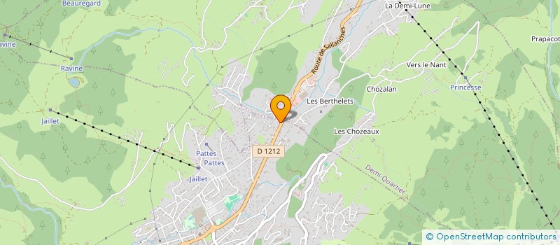 localisation de l'entreprise MADAME JACQUELINE SEVERAC à MEGEVE