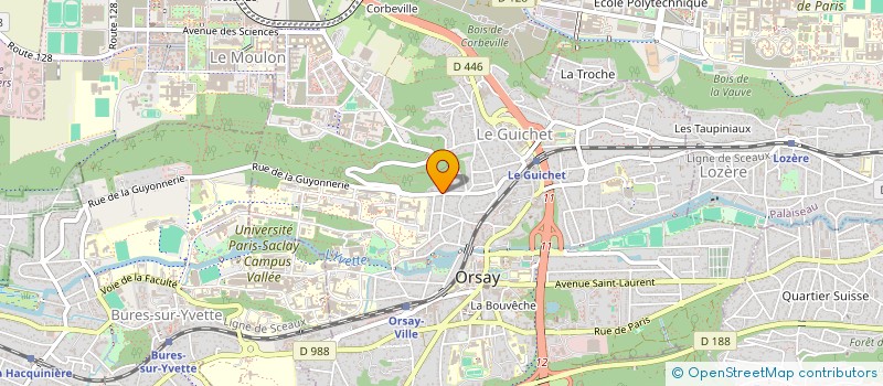 localisation de l'entreprise MADAME JACQUELINE SHYKOFF à ORSAY