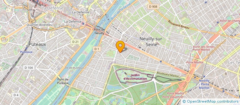 localisation de l'entreprise MADAME JACQUELINE SIGNORINI à NEUILLY-SUR-SEINE