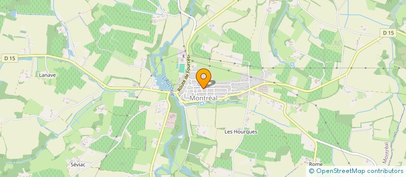 localisation de l'entreprise MADAME JACQUELINE SINTES  CASTELNAU D'AUZAN LABARRERE