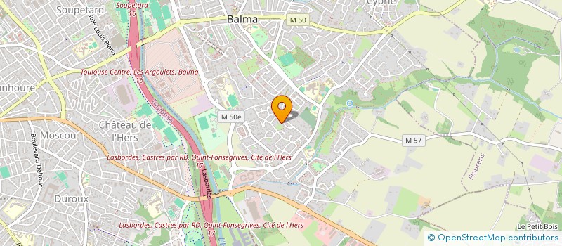 localisation de l'entreprise MADAME JACQUELINE SOLGADI à BALMA