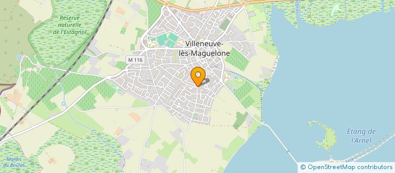 localisation de l'entreprise MADAME JACQUELINE SOREDA  VILLENEUVE-LES-MAGUELONE