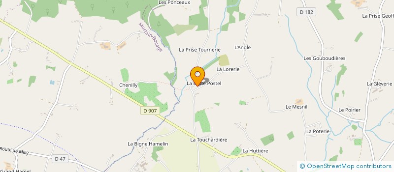 localisation de l'entreprise MADAME JACQUELINE SOULARD à SAINT-CYR-DU-BAILLEUL