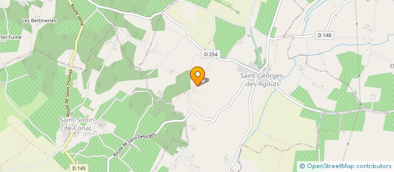 localisation de l'entreprise MADAME JACQUELINE SOURZAT  SAINT-GEORGES-DES-AGOUTS