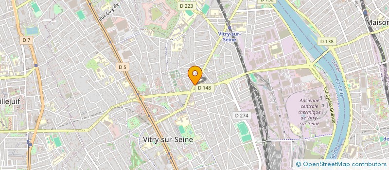 localisation de l'entreprise MADAME JACQUELINE SPINDLER  VITRY-SUR-SEINE