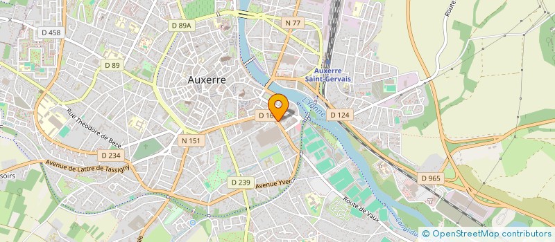 localisation de l'entreprise MADAME JACQUELINE STOCKMANN à AUXERRE