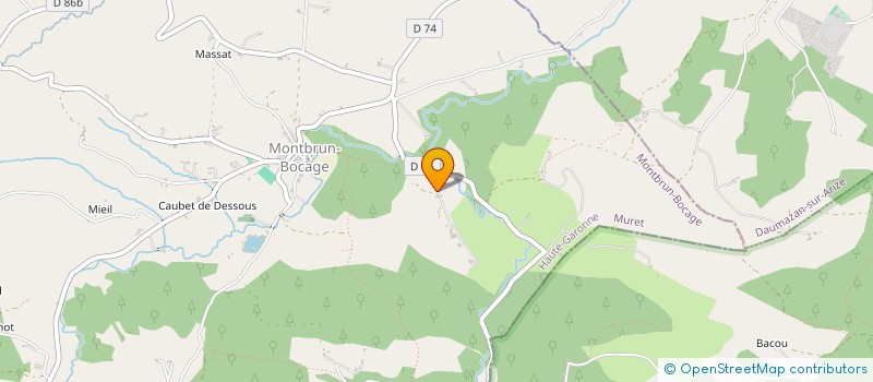 localisation de l'entreprise MADAME JACQUELINE SUBRA  LATRAPE