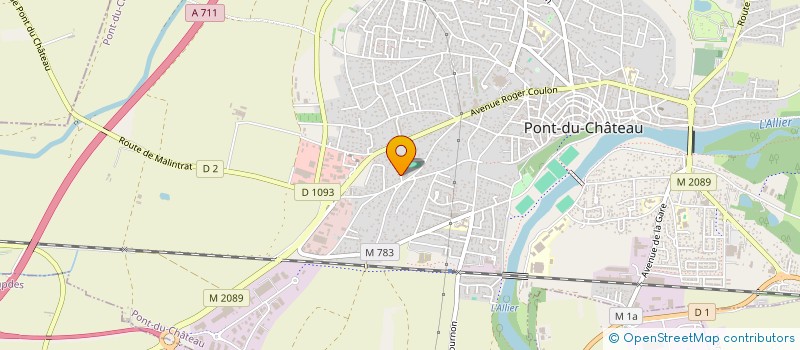 localisation de l'entreprise MADAME JACQUELINE SUDRE à PONT-DU-CHATEAU