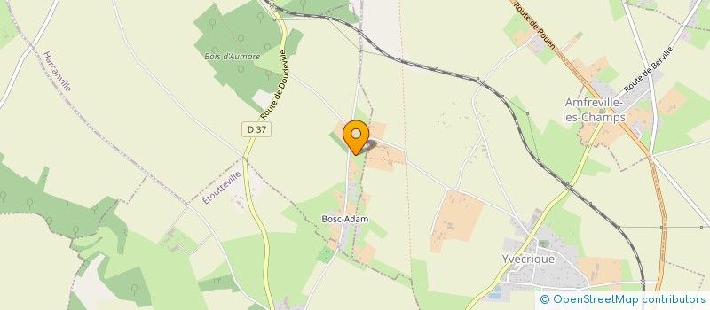 localisation de l'entreprise MADAME JACQUELINE TAILLEFER  HARCANVILLE