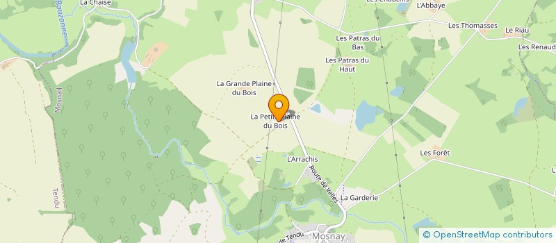 localisation de l'entreprise MADAME JACQUELINE TAUVY à MOSNAY
