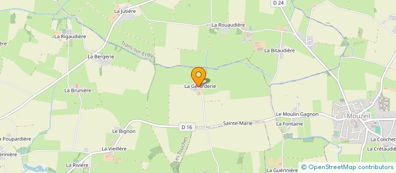 localisation de l'entreprise MADAME JACQUELINE TERTRIN à LES TOUCHES