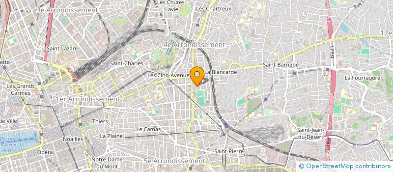 localisation de l'entreprise MADAME JACQUELINE TESCIUBA à MARSEILLE