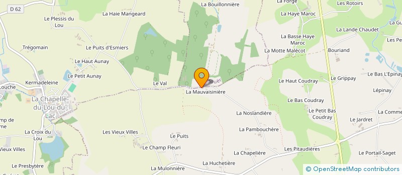 localisation de l'entreprise MADAME JACQUELINE TESSIER à BEDEE
