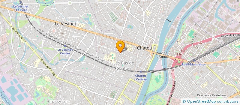 localisation de l'entreprise MADAME JACQUELINE THEARD à CHATOU