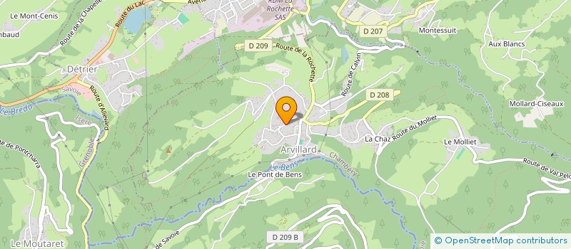localisation de l'entreprise MADAME JACQUELINE THIABAUD à VALGELON-LA ROCHETTE