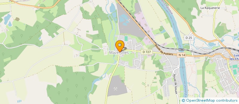 localisation de l'entreprise MADAME JACQUELINE THIAUDIERE  CIVAUX