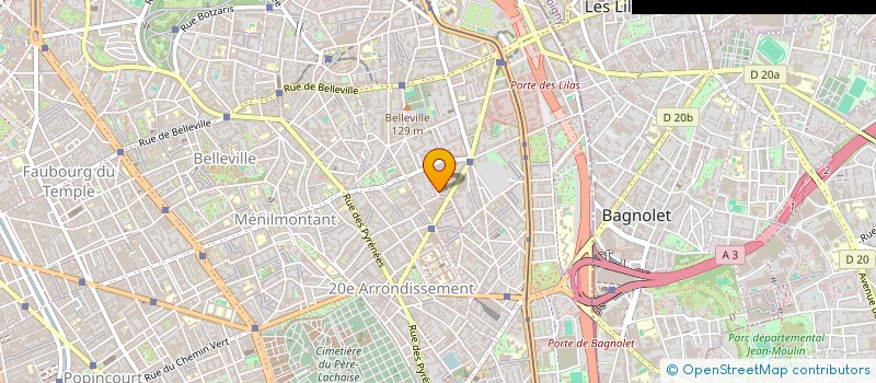 localisation de l'entreprise MADAME JACQUELINE TIEGNINON  PARIS