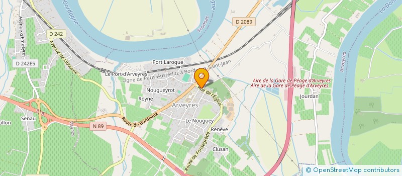 localisation de l'entreprise MADAME JACQUELINE TILLBROOKE  NEAC