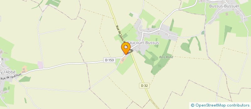 localisation de l'entreprise MADAME JACQUELINE TRAVET  YAUCOURT-BUSSUS