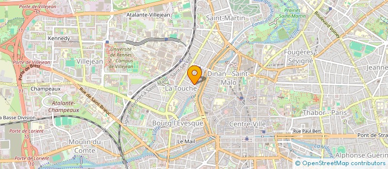 localisation de l'entreprise MADAME JACQUELINE TREGUER  RENNES