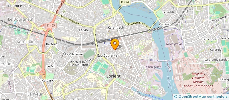 localisation de l'entreprise MADAME JACQUELINE TREMOUREUX  LORIENT