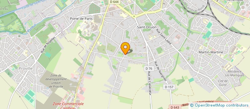 localisation de l'entreprise MADAME JACQUELINE TRIOUX  CAMBRAI