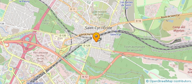 localisation de l'entreprise MADAME JACQUELINE TROULLARD à SAINT-CYR-L'ECOLE