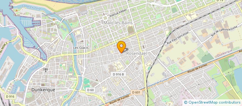 localisation de l'entreprise MADAME JACQUELINE TRUANT à DUNKERQUE