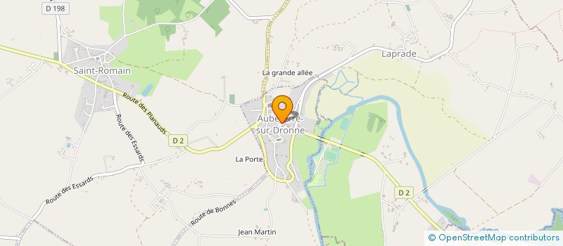 localisation de l'entreprise MADAME JACQUELINE TRUCHON à AUBETERRE-SUR-DRONNE