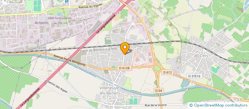 localisation de l'entreprise MADAME JACQUELINE TUCO à VILLENEUVE-LES-BEZIERS