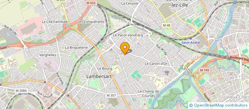 localisation de l'entreprise MADAME JACQUELINE URLI à LAMBERSART