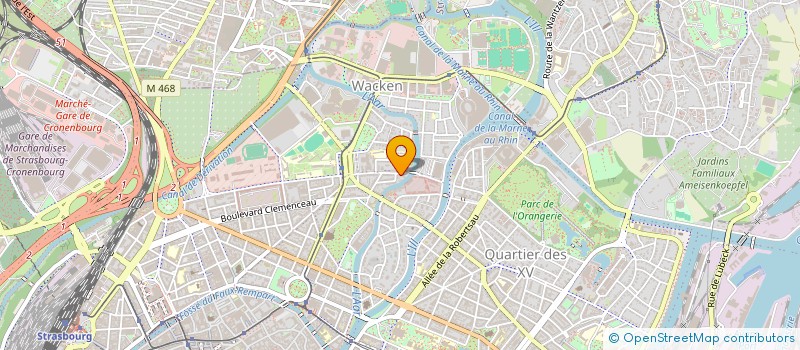 localisation de l'entreprise MADAME JACQUELINE VAN WESTEN à STRASBOURG
