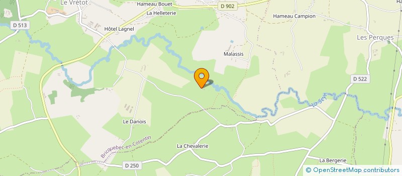 localisation de l'entreprise MADAME JACQUELINE VAULTIER à BRICQUEBEC-EN-COTENTIN