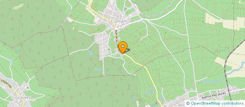 localisation de l'entreprise MADAME JACQUELINE VAZART à CRAMANT